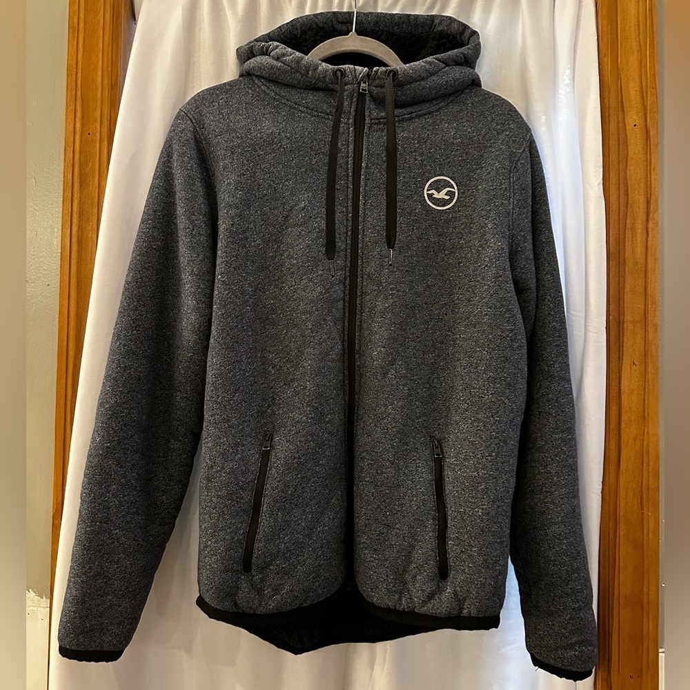 Hollister Sherpa Lined Winter Coat